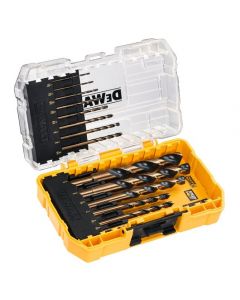 Dewalt 14pc Black And Gold Hss Drill Set