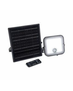 Mensa Solar Security Floodlight 10W 1500lm - Comes with PIR & Remote Control