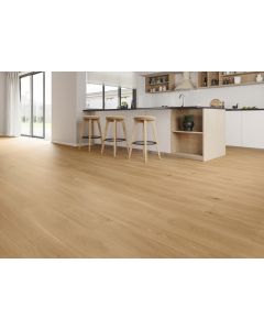 Forest Smoked White & Matt Lacquered Lismore Oak Plank Engineered Flooring - 190mm x 14mm x 1900mm - Pack covers 2.16m2