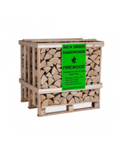 Kiln Dried Crate Hardwood Firewood Logs 400kg (Crate 1 Mix Ash/Oak) 1m3