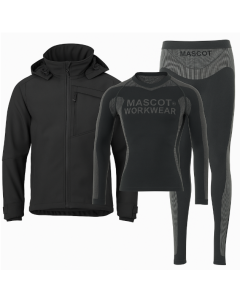 Mascot 23102 Softshell Jacket with Hood 2XL &ndash; Free Undershirt & Under Trousers