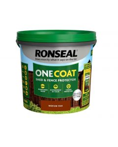 Ronseal One Coat Shed & Fence Protector Medium Oak 5l