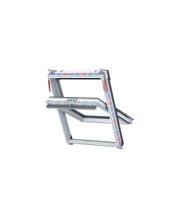 Keylite PVC Centre Pivot Hi-Therm Roof Window - 780mm x 980mm