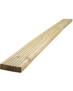 Timber Decking Board Tanalised - 150mm X 44mm X 4.2m (14 Ft Approx)