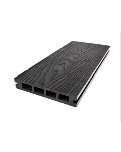 Whiteriver Montana Woodgrain Composite Decking - Charcoal - 135mm x 25mm x 3600mm