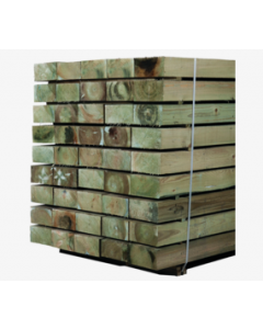 Garden Railway Sleeper Green Treated - 200mm x 100mm x 2.4m