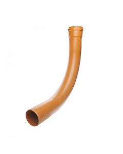 Sewer 110mm x 90deg Long Radius Bend Single Socket