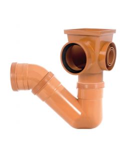 Sewer 110mm Universal Gully & Grid Back Inlet