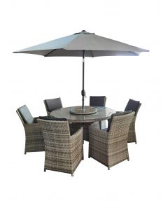 Shannon 6 Seater Garden Furniture Set