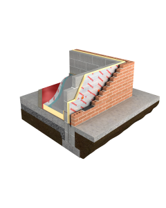 Polyiso Cavity Wall Insulation 1200 x 450 x 100mm 2.16m2