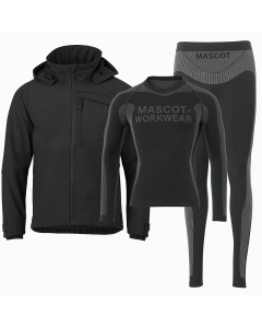 Mascot 23102 Softshell Jacket with Hood Medium &ndash; Free Undershirt & Under Trousers