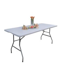 Redwood Leisure 1.8m Heavy Duty Folding Table - White | BB-TC502