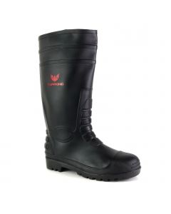 Tuffking Safety Wellington Black Size 9