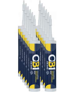 OB1 Multi Surface Sealant & Adhesive Promo - Box of 12 - White - 290ml