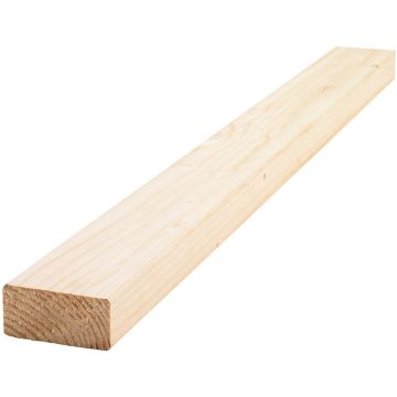 100 x 35 White Deal Rough - Treated