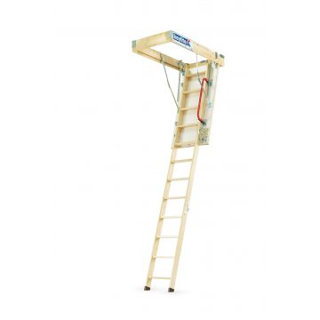 Keylite Loft Ladder 600 x 1200mm Kly06 Hgt 3200 . 4 Segments Air Tight