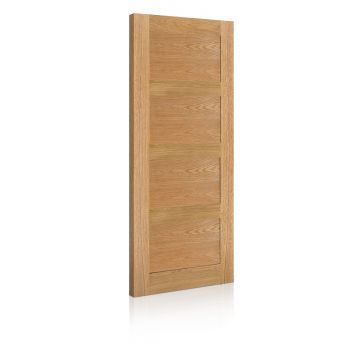 Oak Shaker 4 Panel Door 6'6