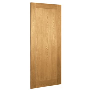 Oak Shaker 1 Panel Door 6'6