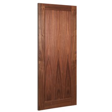 Walnut Shaker 1 Panel Door 6'6