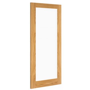 Nm6g Oak 78" x 28 Clear Glass