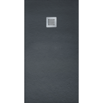 Anthracite Slate 1000 x 900mm Shower Tray comes with Waste