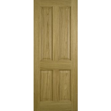 Contract Oak Varnished Door 6'6