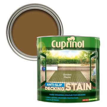 Cuprinol Anti-Slip Decking Stain Golden Maple 2.5l