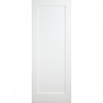 Indoors Boston Shaker Single Panel Primed Door - 78 Inch x 28 Inch (1981mm x 711mm)