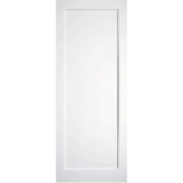 Indoors Kenmore Shaker Single Panel Door - White - 78 Inch x 30 Inch (1981mm x 762mm)