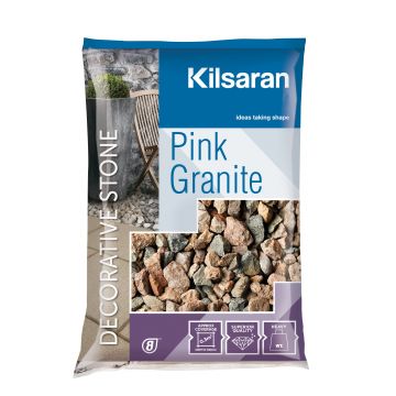 Kilsaran Pink Granite Decorative Stone 20mm - Small Bag 25kg