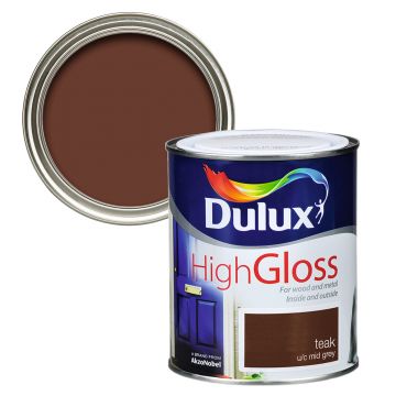 Dulux High Gloss Teak 750ml