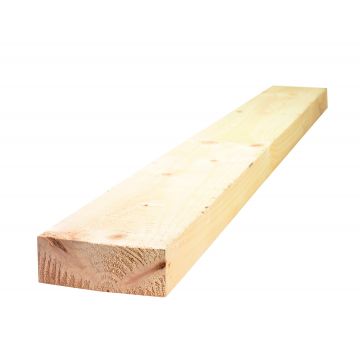 Treated Rough White Deal Timber - 150mm x 75mm x 4.8m ( 6 x 3 Inches Approx )