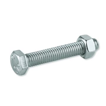Suki Hexagon Screw Zinc Plated Bolts DIN933 - M6 x 20 