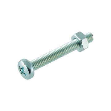Suki Machine Zinc Plated Screws DIN84 - M4 x 10mm