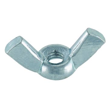 Suki Wing Zinc Plated Nut DIN934 - M6 