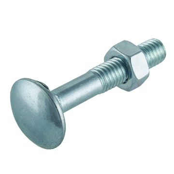 Cup Screws Square Zinc Plated Bolt M8 x 60 Din603