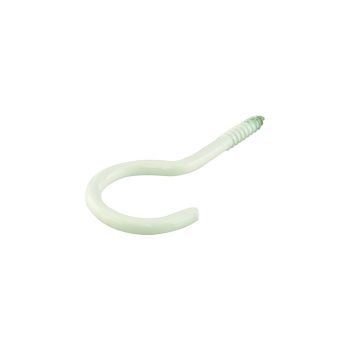 Steel Hooks White Bent 80 x 5.2 x 26 x 19mm
