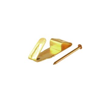 Picture Hooks Brass Plated Size 2
