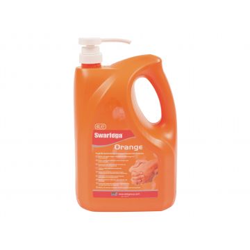 SWARFEGA® Orange Hand Cleaner 4lt Pump Bottle