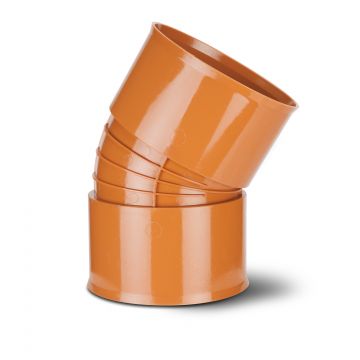 Polysewer 150mm x 30 Degree Short Radius Bend D/S