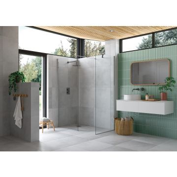Ayo 8mm Wetroom 600mm Silv Ayo