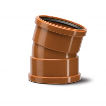Sewer D/S S/R Bend 110mm x 15deg