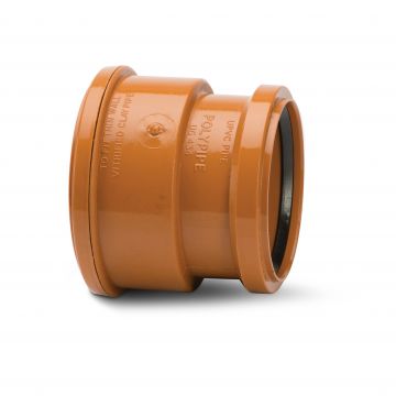 Sewer Adaptor Socket 160mm Super Clay/Pvc