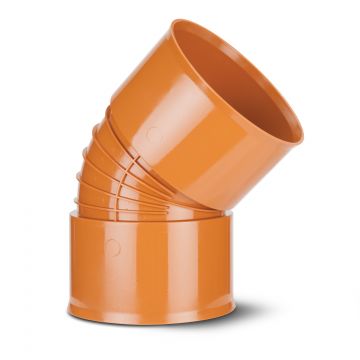 Polysewer D/S S/R Bend 225mm x 45deg