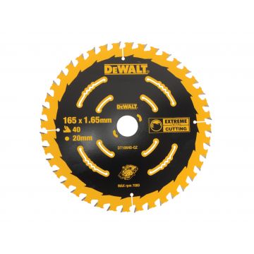 Dewalt Cordless Extreme Framing Circular Saw Blade - 165mm x 40T