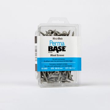 Permabase Rustproof Wood Screw 4 x 32mm 100/box