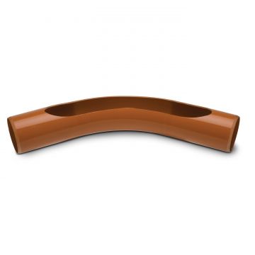 Polypipe 6" 45deg Ws8 Channel Bend Sewer