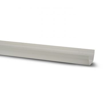 Polypipe Rs201 4m White Square Gutter 112mm