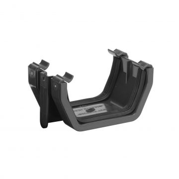 Polypipe Rs202 Gutter Union Bracket Sq Black