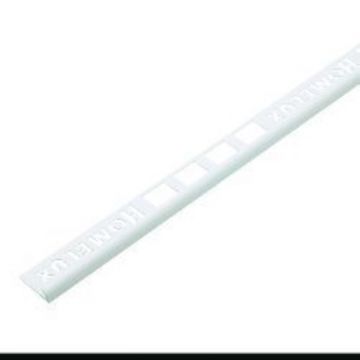 Tile Trim Round Edge 6mm x 2.5m White